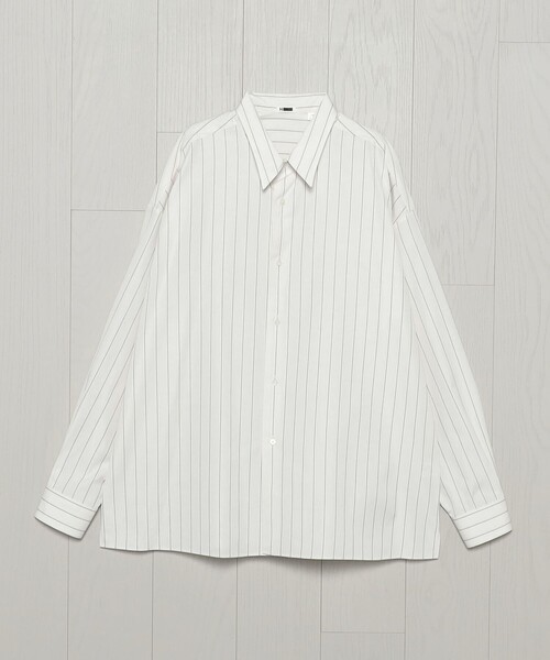 H BEAUTY&YOUTH UNITED ARROWS(エイチビューティーアンドユースユナイテッドアローズ)の「<H>ピンストライプ プランプ ワンピースカラーシャツ(シャツ/ブラウス・メンズ・ナチュラル・L/M)」の8枚目の写真