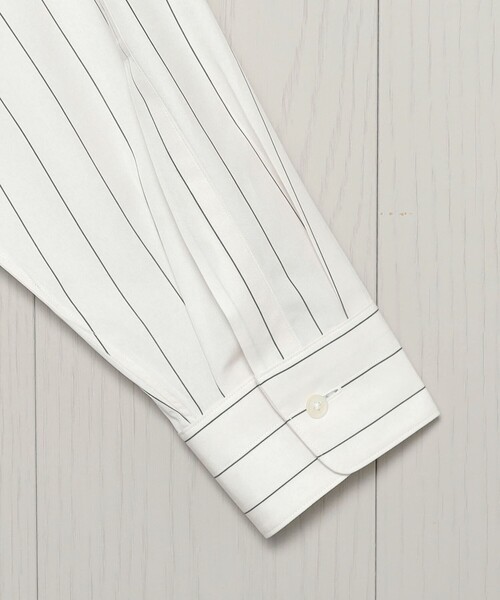 H BEAUTY&YOUTH UNITED ARROWS(エイチビューティーアンドユースユナイテッドアローズ)の「<H>ピンストライプ プランプ ワンピースカラーシャツ(シャツ/ブラウス・メンズ・ナチュラル・L/M)」の5枚目の写真