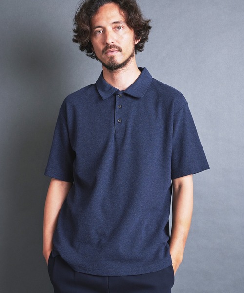 Magine(マージン)の「BD CTN SURF KNIT POLO S/S:BDコットンサーフニット 半袖 ポロシャツ(ポロシャツ・メンズ・チャコールグレー/ブラック/ホワイト/ネイビー・44/46/48)」の20枚目の写真