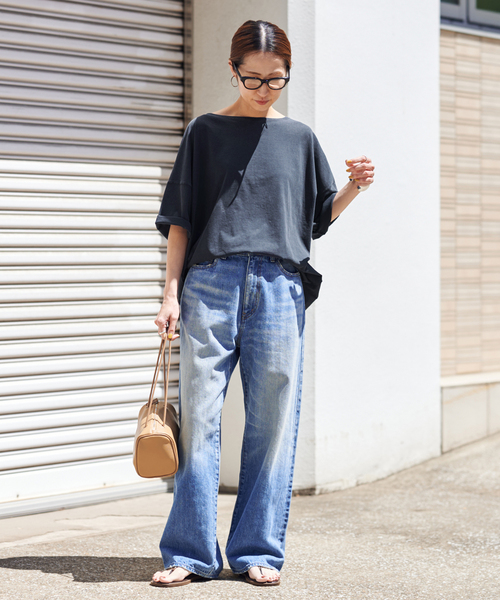 新品未使用タグ付き 今季 FRAMeWORK ドライタッチコットンs/s-tee FRAMeWORK tシャツ 「追加」ドライタッチコットンS/S-Tee2