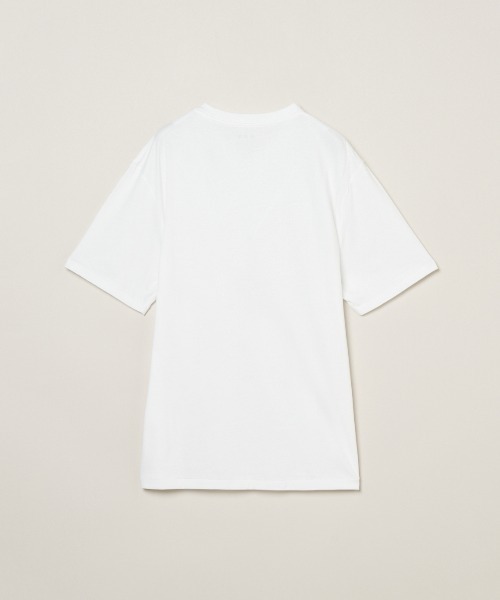 three dots(スリードッツ)の「サンデッドジャージー スキッパー Tシャツ(Tシャツ/カットソー・メンズ・ダークオリーブ/ホワイト/ライトグレー/ネイビー/ブラック/ブラウン系その他・MEDIUM/LARGE/SMALL/X-LARGE)」の8枚目の写真