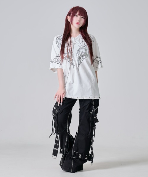 REFLEM（レフレム）の「『REFLEM/レフレム』サスペンダー付きフレア