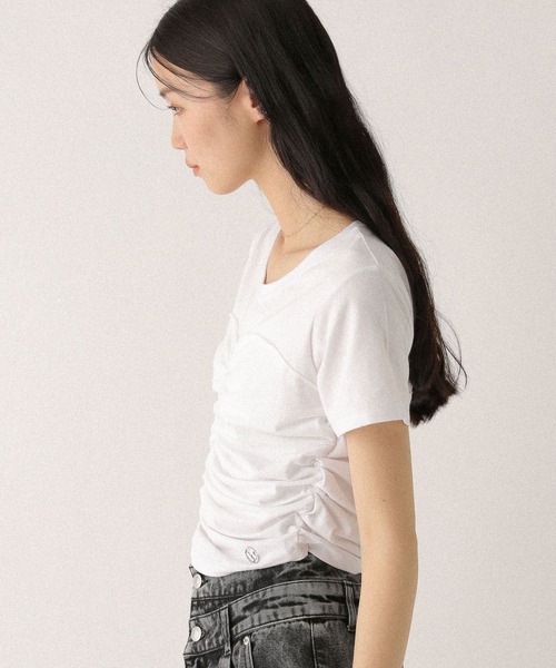 セール】フロントギャザーTEE 497307（Tシャツ/カットソー
