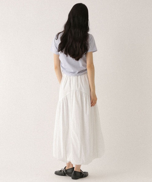 Heather（ヘザー）の「フロントギャザーTEE　497307（Tシャツ/カットソー・レディース・グレー/オフホワイト/ブルー・FREE）」の21枚目の写真