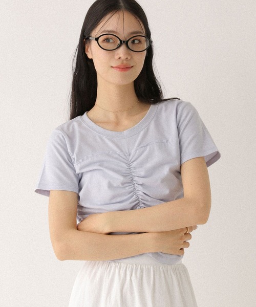 セール】フロントギャザーTEE 497307（Tシャツ/カットソー