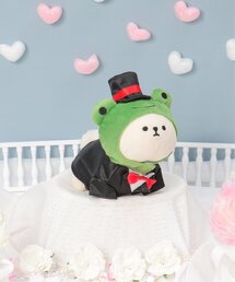 LBC（エルビーシー）の「PLUFFY かぶりもの カエルタキシード（クッション/クッションカバー）」
