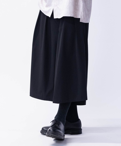 JOHN'S CLOSET(ジョンズクローゼット)の「【13】ストレッチナイロン 2タック ワイドクロップドパンツ(その他パンツ・メンズ・ブラウン/ネイビー/ブラック・MEDIUM/LARGE)」の7枚目の写真