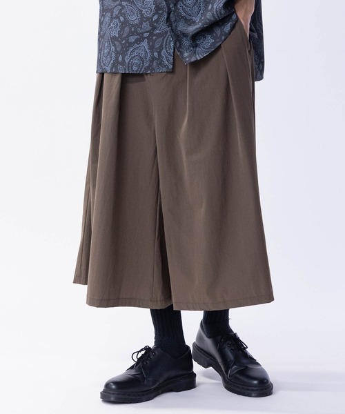 JOHN'S CLOSET(ジョンズクローゼット)の「【13】ストレッチナイロン 2タック ワイドクロップドパンツ(その他パンツ・メンズ・ブラウン/ネイビー/ブラック・MEDIUM/LARGE)」の12枚目の写真