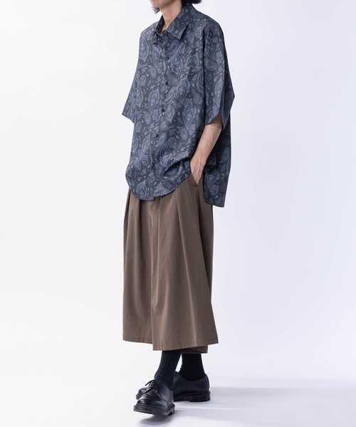 JOHN'S CLOSET(ジョンズクローゼット)の「【13】ストレッチナイロン 2タック ワイドクロップドパンツ(その他パンツ・メンズ・ブラウン/ネイビー/ブラック・MEDIUM/LARGE)」の15枚目の写真