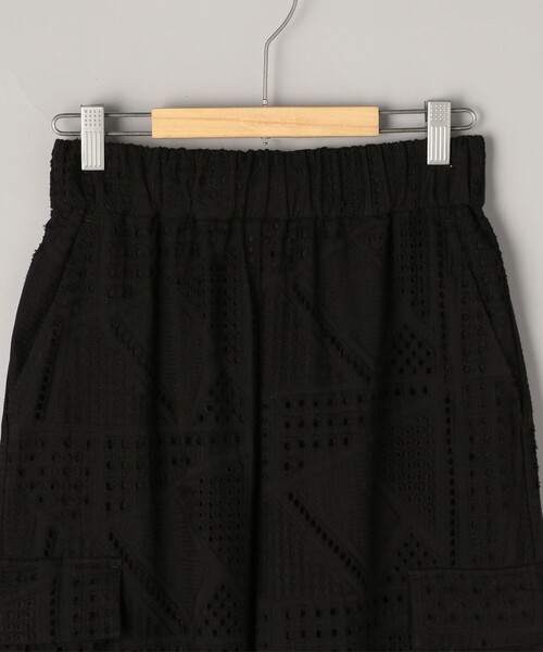 coen（コーエン）の「【スザンヌさんコラボ】Suuエンブロレースカーゴパンツ（カーゴパンツ・レディース・ブラック/オフホワイト・L/M）」の7枚目の写真