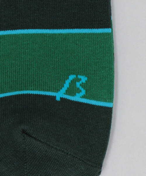 β MEN（ベータメン）の「アシンメトリーボーダー クルーソックス（ソックス/靴下・メンズ・ライトグレー/レッド/ブラック/ネイビー/グリーン・27.0cm）」の13枚目の写真