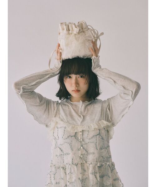 merry jenny(メリージェニー)の「Butterfly チュールポシェット(ショルダーバッグ・レディース・ピンク/ブルー/アイボリー・FREE)」の12枚目の写真