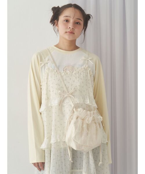 merry jenny(メリージェニー)の「Butterfly チュールポシェット(ショルダーバッグ・レディース・ピンク/ブルー/アイボリー・FREE)」の15枚目の写真