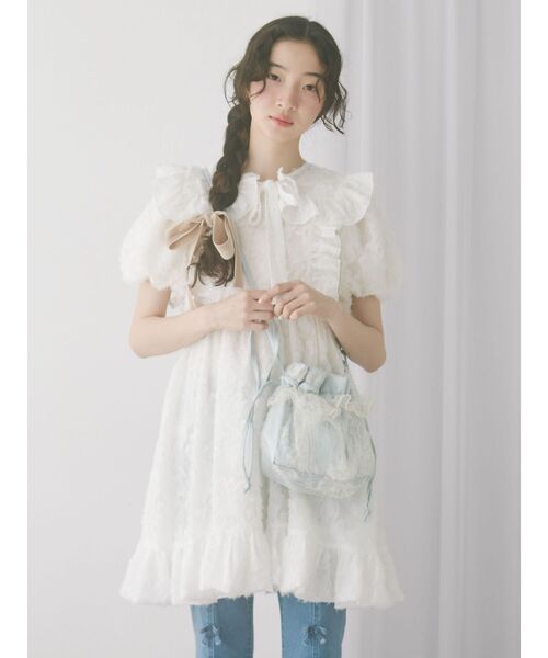 merry jenny(メリージェニー)の「Butterfly チュールポシェット(ショルダーバッグ・レディース・ピンク/ブルー/アイボリー・FREE)」の19枚目の写真