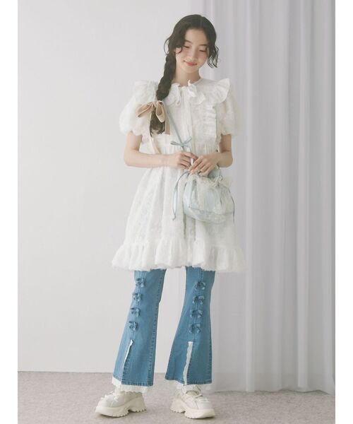 merry jenny(メリージェニー)の「Butterfly チュールポシェット(ショルダーバッグ・レディース・ピンク/ブルー/アイボリー・FREE)」の20枚目の写真