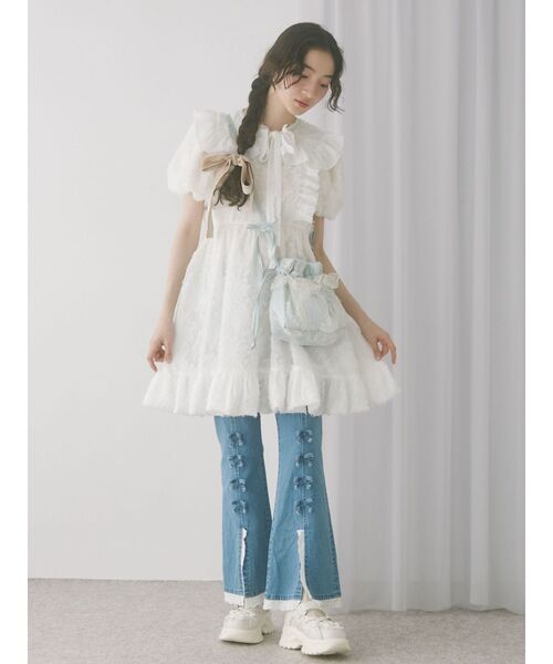 merry jenny(メリージェニー)の「Butterfly チュールポシェット(ショルダーバッグ・レディース・ピンク/ブルー/アイボリー・FREE)」の21枚目の写真