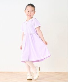 セール】【バレエ】前開き セーラー衿 ワンピース【接触冷感
