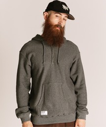 schott(Vbg)Schott/Vbg/SALT AND PEPPER HALF ZIP HOODED SWEAT/\gAhybp[ n[tWbv p[J[(p[J[)