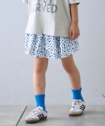 CIAOPANIC TYPY | 【KIDS】ムジ花柄ティアードスコート(スカート)