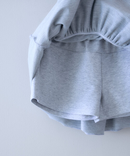 CIAOPANIC TYPY（チャオパニックティピー）の「【KIDS】ムジ花柄ティアードスコート（スカート・キッズ・グレー/ホワイト・SMALL/MEDIUM/LARGE/X-LARGE/XX-LARGE）」の7枚目の写真