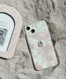 CECIL McBEE | iPhone17 iPhone17Pro iiPhoneAir iPhone16 iPhone16Pro iiPhone16e 16ProMax 16Plus iPhone15 iPhone14 iPhone13 iPhone15Pro セシルマクビー [花柄プリントTPUクリアケース/スイートピー](スマホケース/カバー)