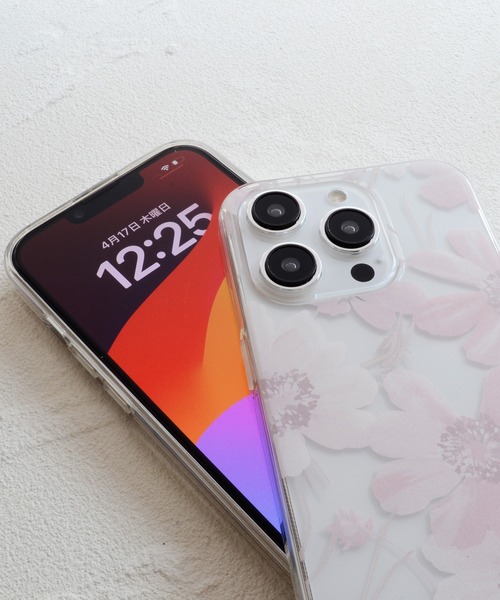 CECIL McBEE（セシルマクビー）の「iPhone17 iPhone17Pro iiPhoneAir iPhone16 iPhone16Pro iiPhone16e 16ProMax 16Plus iPhone15 iPhone14 iPhone13 iPhone15Pro セシルマクビー [花柄プリントTPUクリアケース/スイートピー]（スマホケース/カバー・レディース・ブルー/ホワイト/ピンク/レッド系その他/パープル・iPhone 16/iPhone 16 Pro/iPhone 13/14/15/iPhone 15 Pro/iPhone 16e/iPhone 16 Pro Max/iPhone 16 Plus）」の8枚目の写真