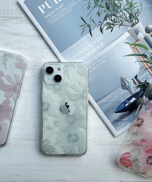 CECIL McBEE（セシルマクビー）の「iPhone17 iPhone17Pro iiPhoneAir iPhone16 iPhone16Pro iiPhone16e 16ProMax 16Plus iPhone15 iPhone14 iPhone13 iPhone15Pro セシルマクビー [花柄プリントTPUクリアケース/スイートピー]（スマホケース/カバー・レディース・ブルー/ホワイト/ピンク/レッド系その他/パープル・iPhone 16/iPhone 16 Pro/iPhone 13/14/15/iPhone 15 Pro/iPhone 16e/iPhone 16 Pro Max/iPhone 16 Plus）」の21枚目の写真