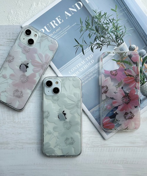 CECIL McBEE（セシルマクビー）の「iPhone17 iPhone17Pro iiPhoneAir iPhone16 iPhone16Pro iiPhone16e 16ProMax 16Plus iPhone15 iPhone14 iPhone13 iPhone15Pro セシルマクビー [花柄プリントTPUクリアケース/スイートピー]（スマホケース/カバー・レディース・ブルー/ホワイト/ピンク/レッド系その他/パープル・iPhone 16/iPhone 16 Pro/iPhone 13/14/15/iPhone 15 Pro/iPhone 16e/iPhone 16 Pro Max/iPhone 16 Plus）」の13枚目の写真