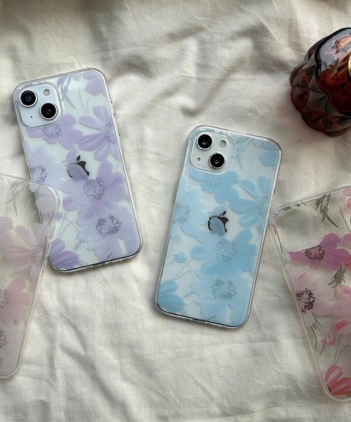 CECIL McBEE（セシルマクビー）の「iPhone17 iPhone17Pro iiPhoneAir iPhone16 iPhone16Pro iiPhone16e 16ProMax 16Plus iPhone15 iPhone14 iPhone13 iPhone15Pro セシルマクビー [花柄プリントTPUクリアケース/スイートピー]（スマホケース/カバー・レディース・ブルー/ホワイト/ピンク/レッド系その他/パープル・iPhone 16/iPhone 16 Pro/iPhone 13/14/15/iPhone 15 Pro/iPhone 16e/iPhone 16 Pro Max/iPhone 16 Plus）」の20枚目の写真