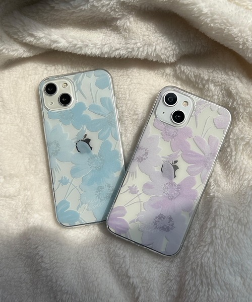 CECIL McBEE（セシルマクビー）の「iPhone17 iPhone17Pro iiPhoneAir iPhone16 iPhone16Pro iiPhone16e 16ProMax 16Plus iPhone15 iPhone14 iPhone13 iPhone15Pro セシルマクビー [花柄プリントTPUクリアケース/スイートピー]（スマホケース/カバー・レディース・ブルー/ホワイト/ピンク/レッド系その他/パープル・iPhone 16/iPhone 16 Pro/iPhone 13/14/15/iPhone 15 Pro/iPhone 16e/iPhone 16 Pro Max/iPhone 16 Plus）」の15枚目の写真