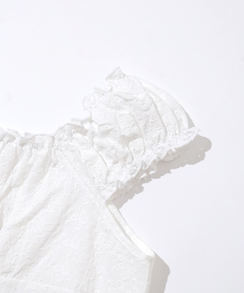 flower（フラワー）の「カットワークシューパフトップ（シャツ/ブラウス・レディース・ホワイト/ブラック・FREE）」の18枚目の写真