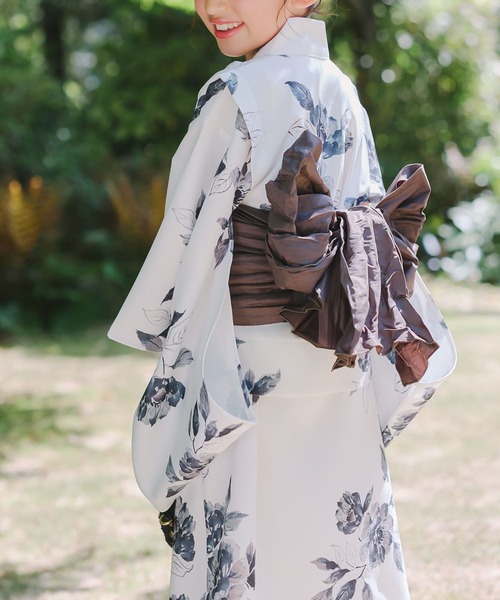 KOBE LETTUCE（コウベレタス）の「【キッズ】ワンピース浴衣SET（浴衣・キッズ・G/H・M:120-130cm/S:100-110cm）」の3枚目の写真