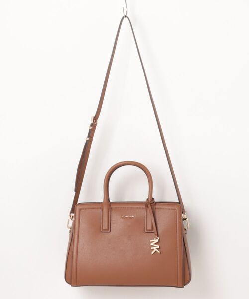 MICHAEL KORS(マイケルコース)の「LAILA レザー サッチェル ミディアム(ハンドバッグ・レディース・ブラウン系・FREE)」の5枚目の写真