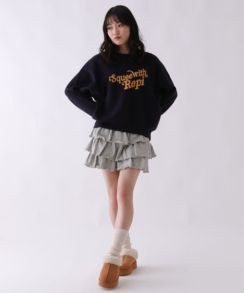 repipi armario（レピピ アルマリオ）の「フンワリルーズソックス（ソックス/靴下・キッズ・ホワイト/グレー/サックスブルー/ライトベージュ/ブラック・FREE）」の12枚目の写真