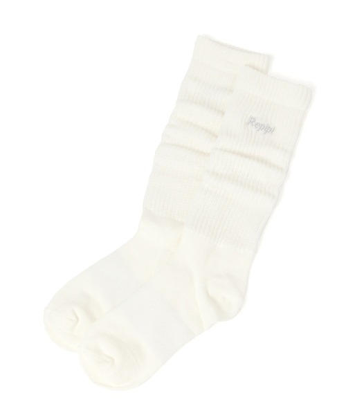 repipi armario（レピピ アルマリオ）の「フンワリルーズソックス（ソックス/靴下・キッズ・ホワイト/グレー/サックスブルー/ライトベージュ/ブラック・FREE）」の16枚目の写真
