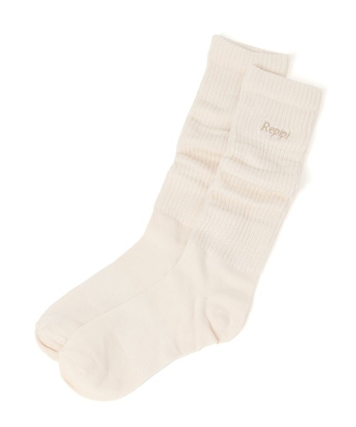 repipi armario（レピピ アルマリオ）の「フンワリルーズソックス（ソックス/靴下・キッズ・ホワイト/グレー/サックスブルー/ライトベージュ/ブラック・FREE）」の19枚目の写真