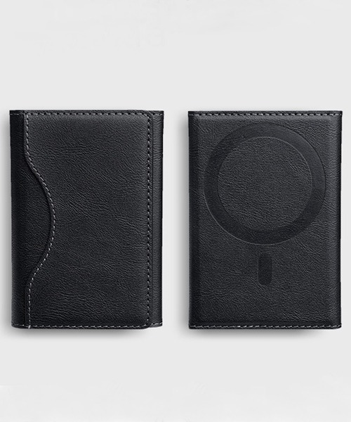 Fun & Daily(ファンアンドデイリー)の「MagSafe対応 iPhone Card Case & Wallet / アイフォン カードケース(スマホグッズ・メンズ・ネイビー/ブラウン/グリーン/ブラック/グレー・FREE)」の10枚目の写真