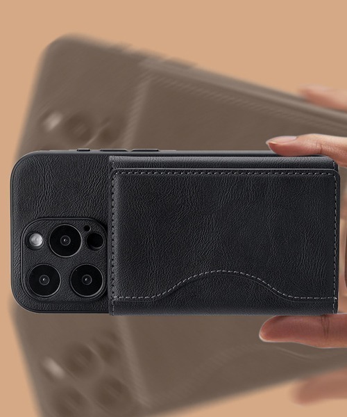 Fun & Daily(ファンアンドデイリー)の「MagSafe対応 iPhone Card Case & Wallet / アイフォン カードケース(スマホグッズ・メンズ・ネイビー/ブラウン/グリーン/ブラック/グレー・FREE)」の15枚目の写真