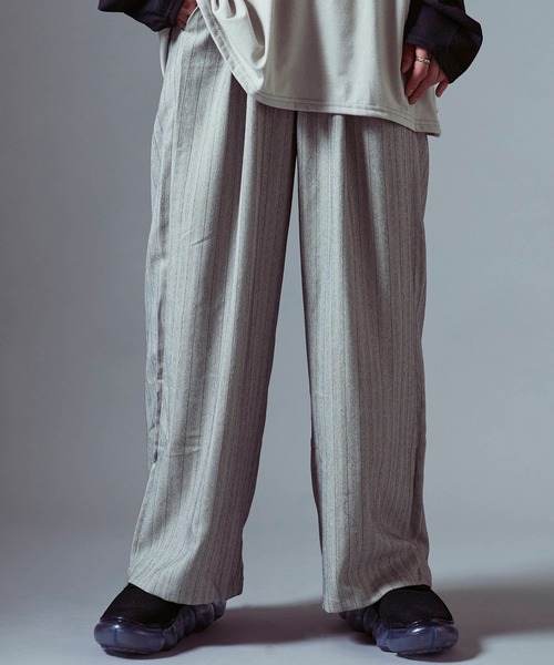 striped wide pants/ストライプワイドパンツメンズ 夏物 夏服（その他