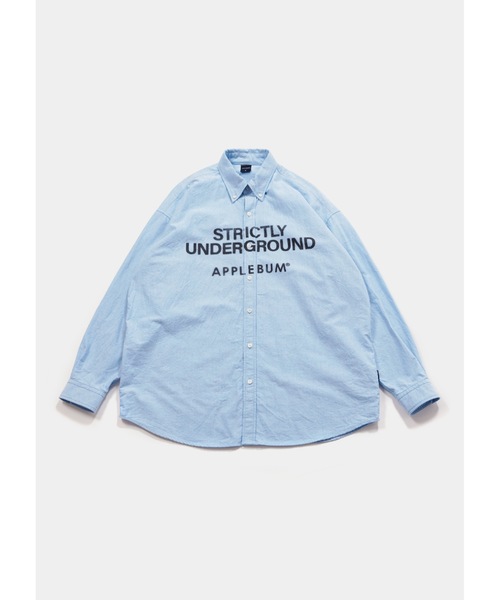 APPLEBUM（アップルバム）の「Print OX BD Shirt（シャツ/ブラウス・メンズ・ホワイト/ライトブルー・MEDIUM/X-LARGE/LARGE/XX-LARGE）」の3枚目の写真