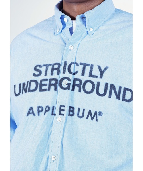 APPLEBUM（アップルバム）の「Print OX BD Shirt（シャツ/ブラウス・メンズ・ホワイト/ライトブルー・MEDIUM/X-LARGE/LARGE/XX-LARGE）」の5枚目の写真