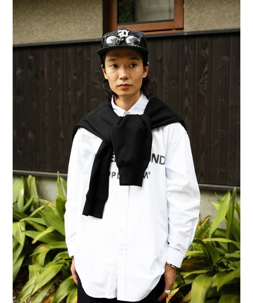 APPLEBUM（アップルバム）の「Print OX BD Shirt（シャツ/ブラウス・メンズ・ホワイト/ライトブルー・MEDIUM/X-LARGE/LARGE/XX-LARGE）」の18枚目の写真