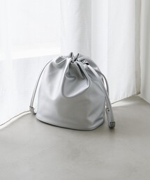 coen（コーエン）の「【再入荷・新色登場】レザーライク巾着ショルダーバッグ（Youtube紹介アイテム）（ショルダーバッグ）」