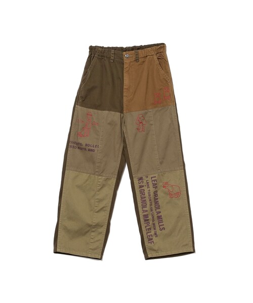 DENIM DUNGAREE(デニムダンガリー)の「DENIM DUNGAREE / コンパクト チノ リメイク パンツ 2025FW(135~145cm)(その他パンツ・キッズ・カーキ/ベージュ・135/145)」の7枚目の写真