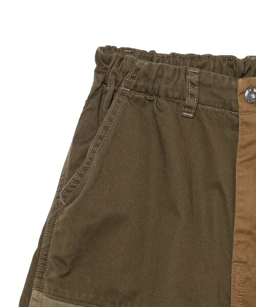 DENIM DUNGAREE(デニムダンガリー)の「DENIM DUNGAREE / コンパクト チノ リメイク パンツ 2025FW(135~145cm)(その他パンツ・キッズ・カーキ/ベージュ・135/145)」の8枚目の写真