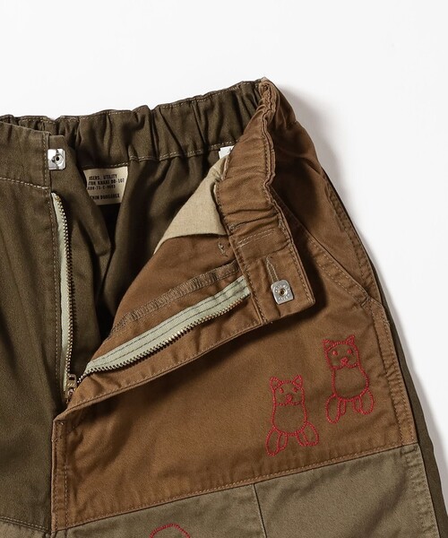 DENIM DUNGAREE(デニムダンガリー)の「DENIM DUNGAREE / コンパクト チノ リメイク パンツ 2025FW(135~145cm)(その他パンツ・キッズ・カーキ/ベージュ・135/145)」の9枚目の写真