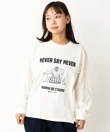 6.2oz ピグメントNEVER SAY NEVER ロンTEE