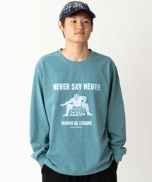 gym master（ジムマスター）の「6.2oz ピグメントNEVER SAY NEVER ロンTEE（Tシャツ/カットソー）」