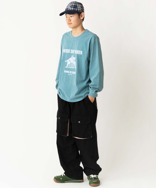 6.2oz ピグメントNEVER SAY NEVER ロンTEE | ジムマスター（gym