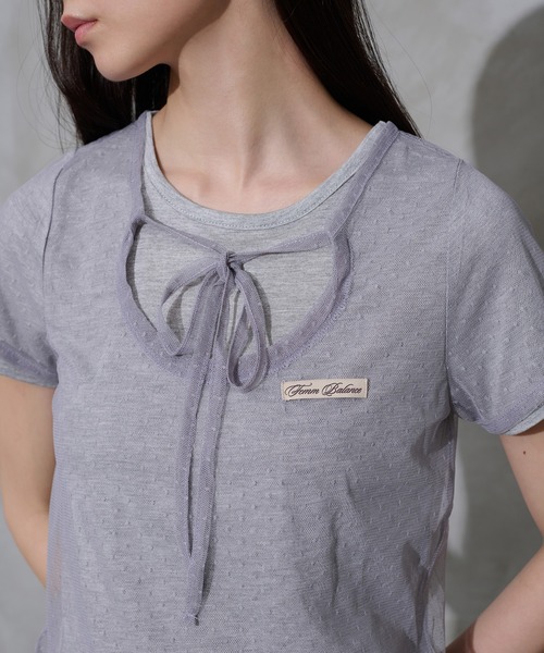FCMM(エフシーエムエム)の「【日本限定】DOCKING TEE / ドッキングTEE(Tシャツ/カットソー・レディース・アイボリー/ブラック/グレー/チャコールグレー・SMALL/MEDIUM)」の17枚目の写真